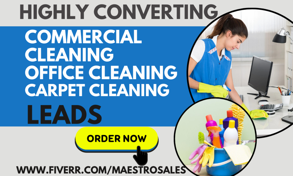 Generate Cleaning Leads: Carpet Cleaning, Window Cleaning, Air Duct & Chimney Leads