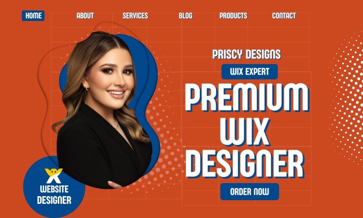 I will create a stunning Wix website design or redesign your existing Wix site