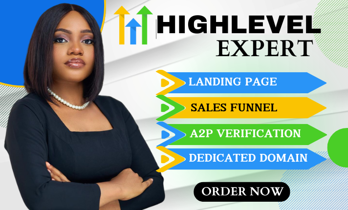 I Will Create High-Converting GoHighLevel Landing Pages, Websites, and Sales Funnels as a GHL Expert