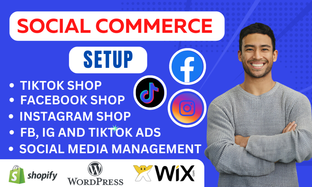 I Will Set Up and Boost Your Facebook Shop, Instagram Shop, and All Your Social Commerce