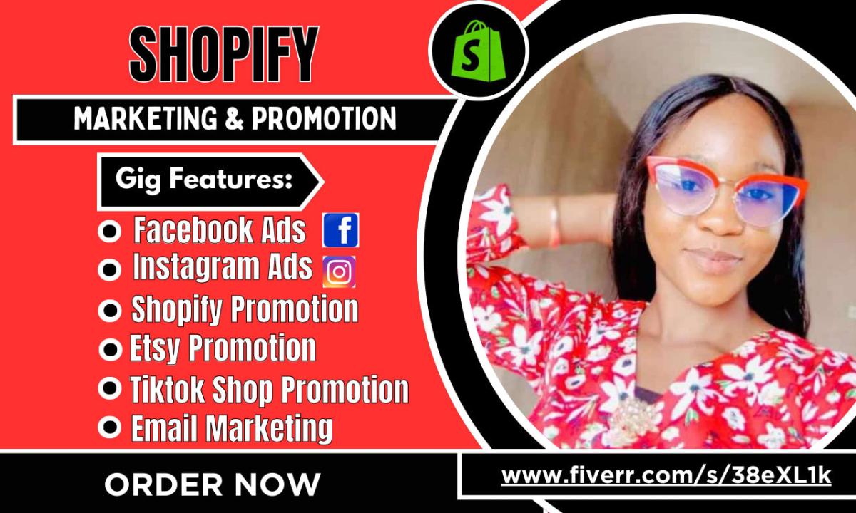 I Will Boost Shopify Sales with Expert Shopify Store Promotion and Marketing