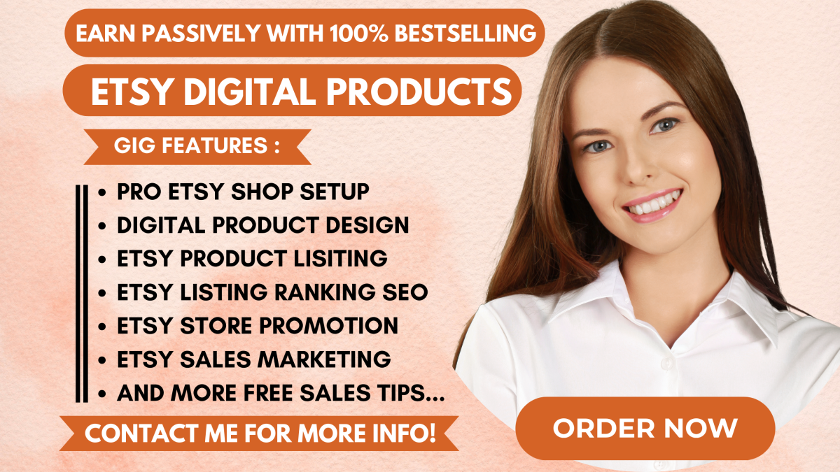 I Will Setup Your Etsy Digital Product Shop with SEO-Optimized Listings