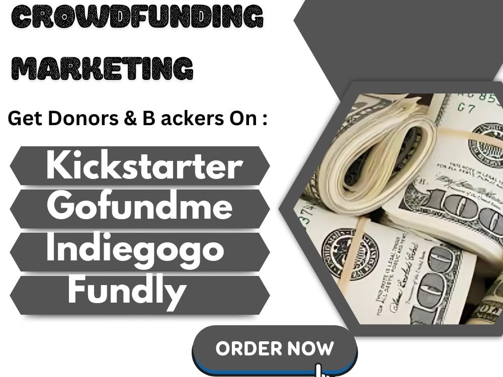 I Will Be Your Social Media Manager for Kickstarter, Indiegogo, and Wefunder Fundraising