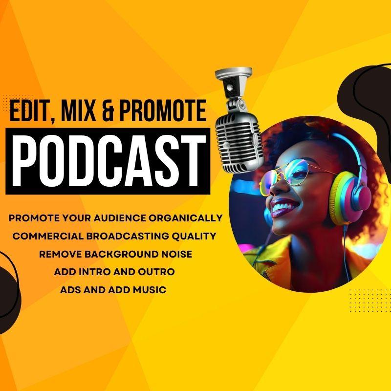 I Will Do Apple Podcast Promotion, Podcast Editing, and Spotify Promotion