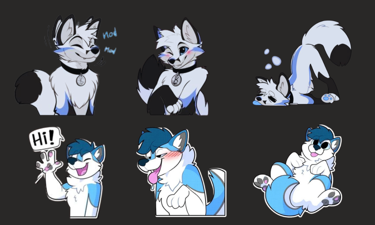 I will create furry animated Telegram stickers and crypto animated stickers