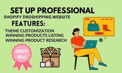 I Will Build an Automated Shopify Dropshipping Store and Design Your Shopify Website