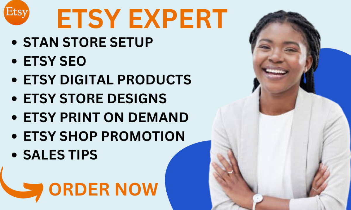 Professional Etsy Shop Banner Design, Digital Planner Creation, Shop SEO, and Product Listing Optimization