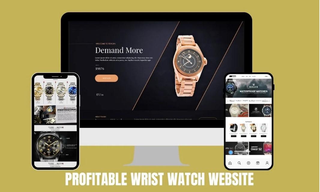 I Will Create Profitable Websites for Wrist Watches, Smart Watches, and Jewelry