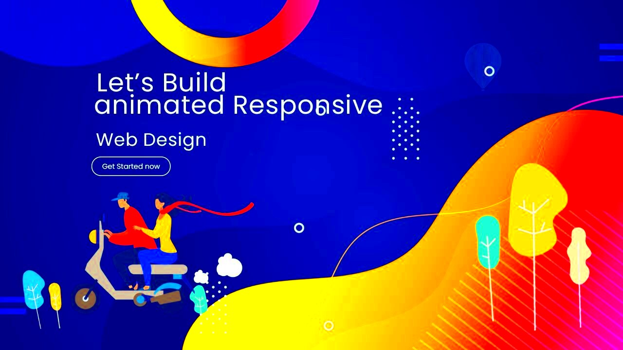 Lets Build Animated Html Responsive Website Design  Animated Website 