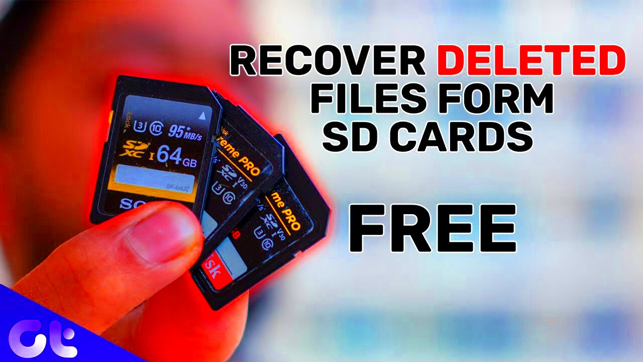 How to Recover Deleted Files from SD Card Photos Videos More 