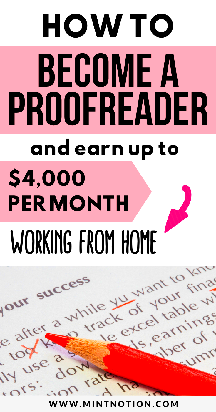 How to Become a Proofreader With No Experience  Proofreader Word 