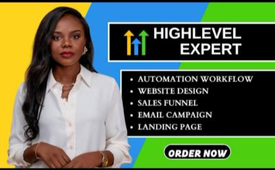 High-Converting GoHighLevel Landing Page & Sales Funnel Design