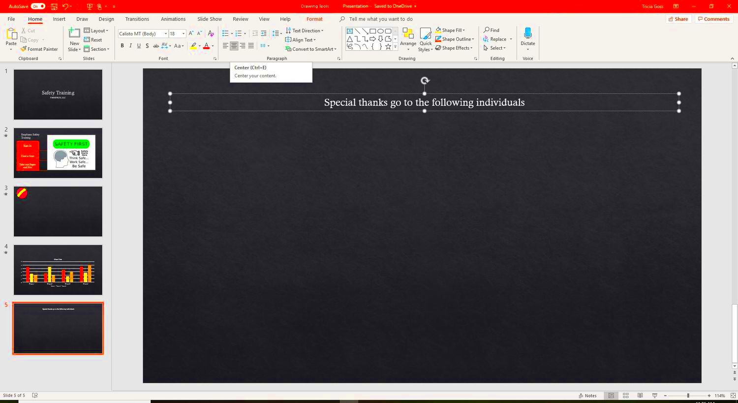 Add Rolling Credits to a PowerPoint Presentation