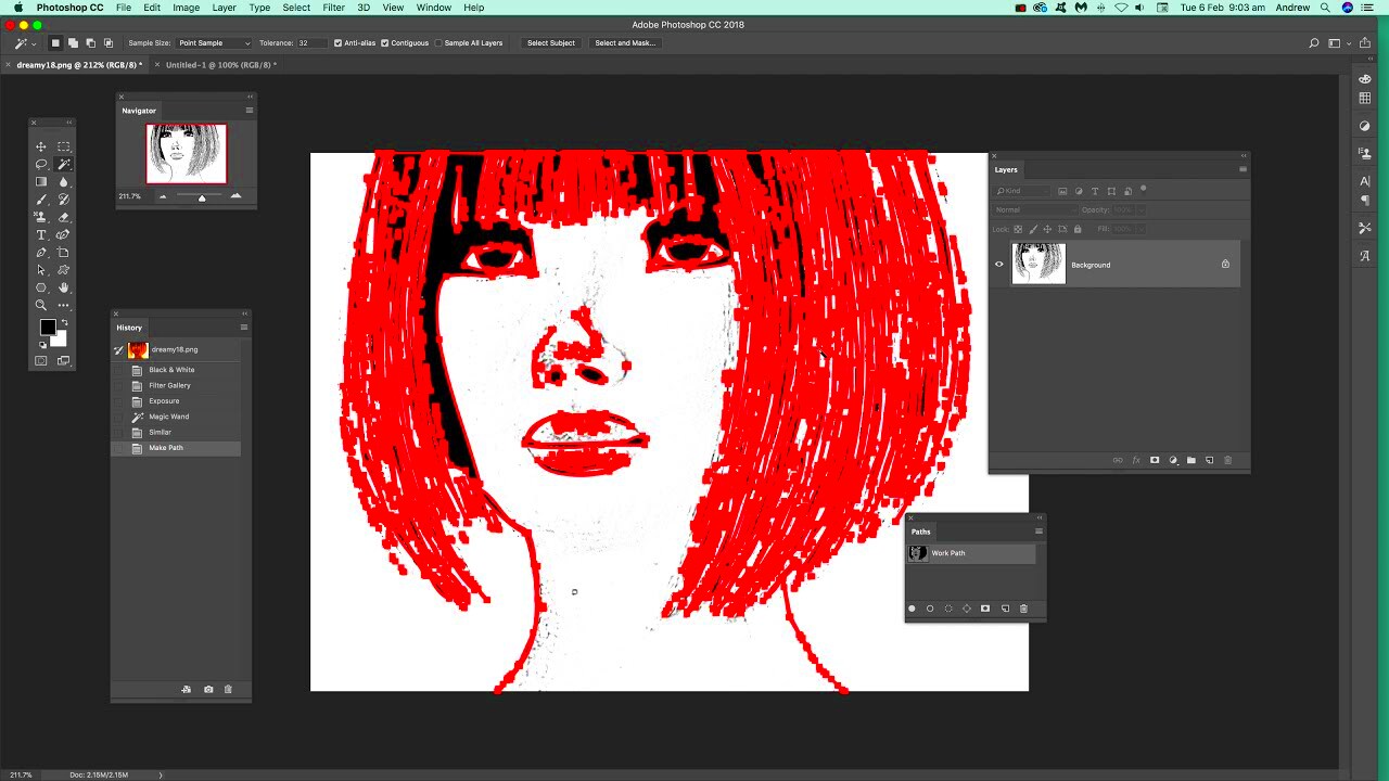 Trace images in Photoshop tutorial  Photoshop Trend