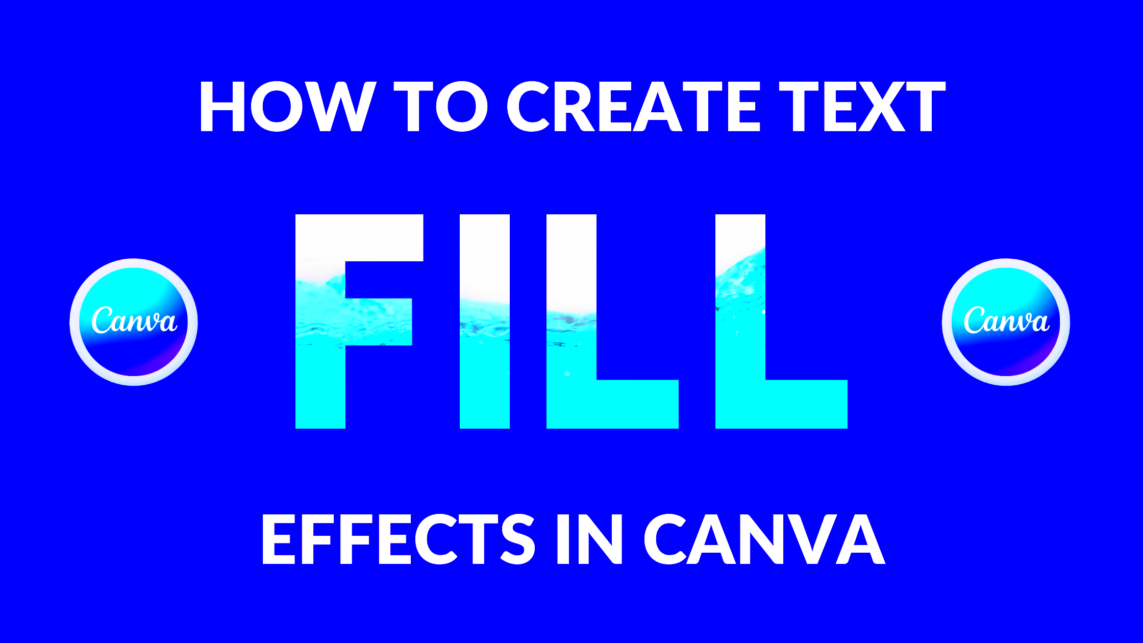 How to Create Text Fill Effects in Canva  Canva Templates