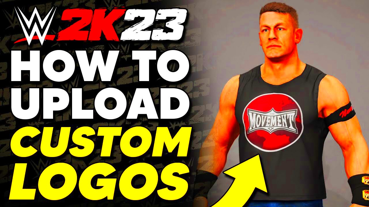 WWE 2K23 How To Upload Custom Images Tutorial  YouTube