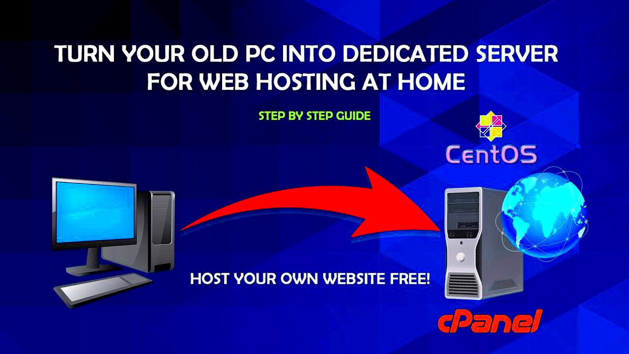 How to Build Web Hosting Server from Scratch at home  Host your 