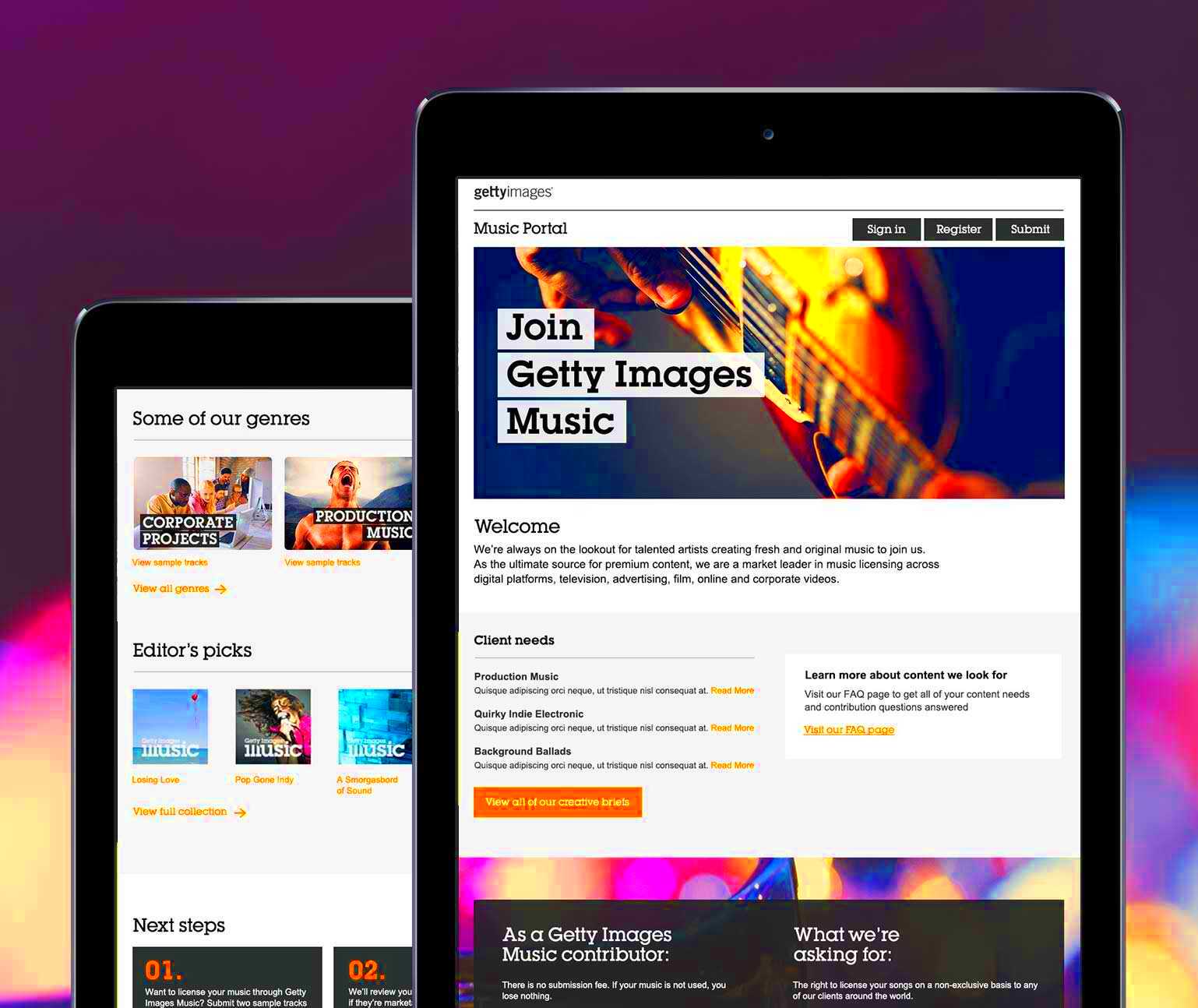 Getty Images Campaign Work  Graphiti