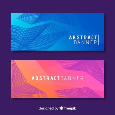 Colorful Abstract Banners – Free Download