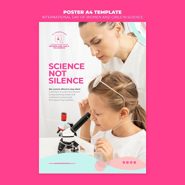 Day of Women and Girls in Science Flyer – Free Download