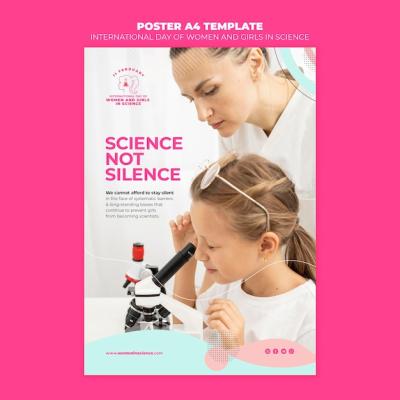 Day of Women and Girls in Science Flyer – Free Download