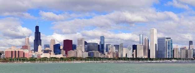 Chicago Skyline Over Lake Michigan – Free Download