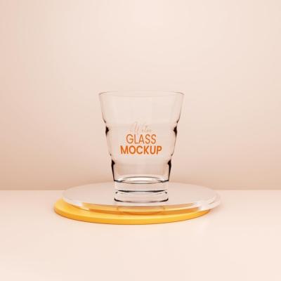 Water Glass Mockup – Free Stock Photo for Download