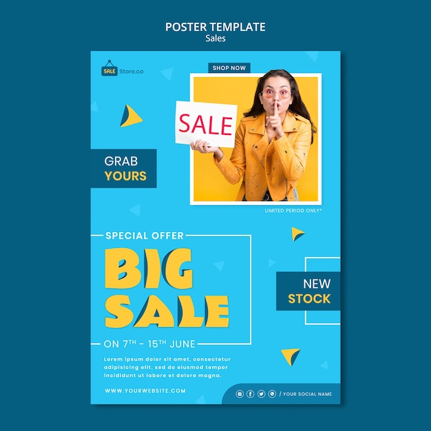 Big Sale Poster Template – Free Download