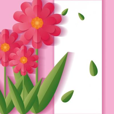 Flowers Floral Background Frame – Download Free Stock Photo