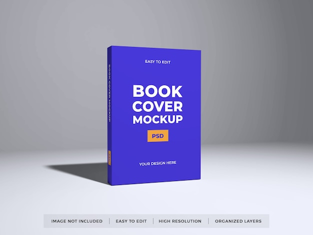 Realistic Book Cover Mockup – Download Free Stock Photo