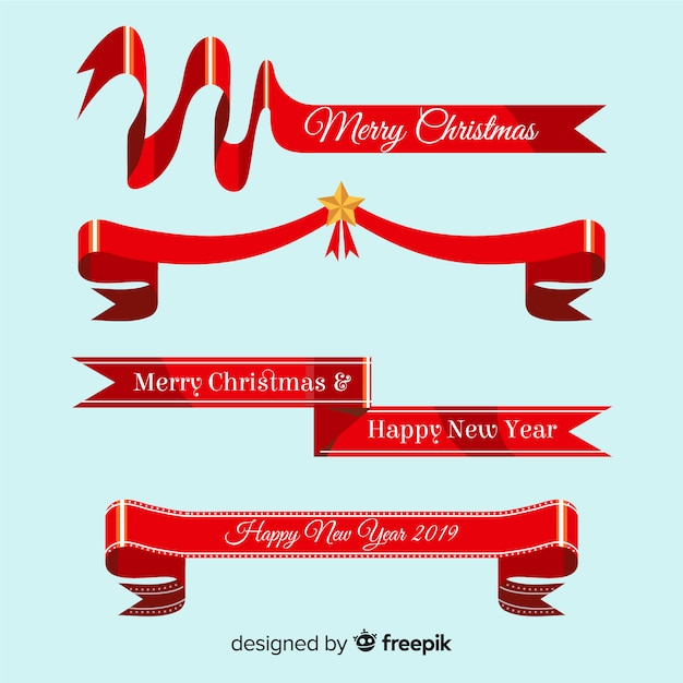 Christmas Ribbon Collection – Free Download