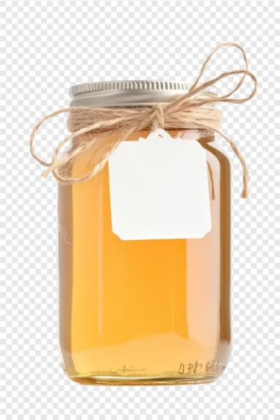 A Jar of Beer with a Ribbon Tied Around It – Free Download