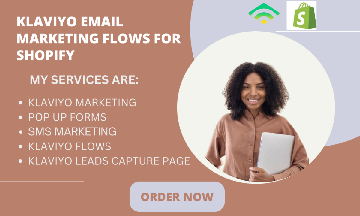 I Will Set Up Klaviyo Email Marketing Flows and Design Shopify Email Templates