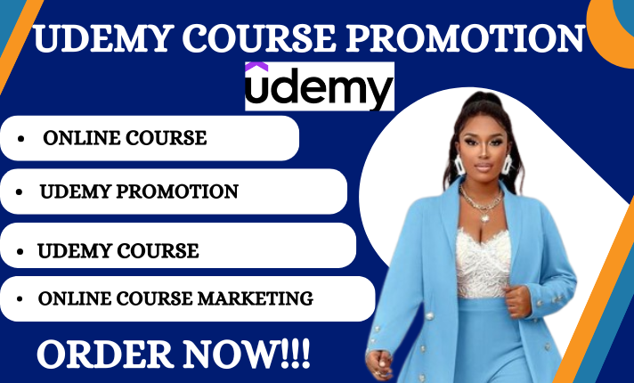 I Will Do Udemy Course Marketing and Online Promotion