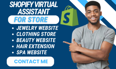 I Will Be Your Shopify Virtual Assistant and Store Manager for Your Branded Dropshipping Store