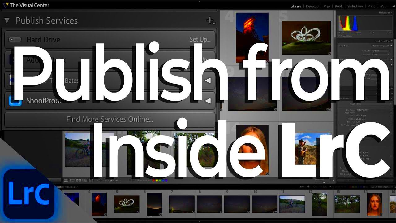 How to publish directly from Lightroom  Photoshop help Lightroom help 