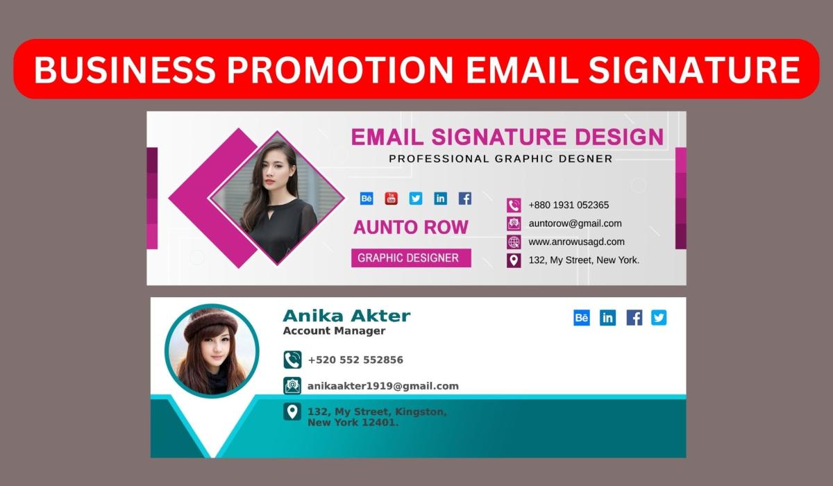 I Will Create a Professional, Clickable Email Signature with Fast Delivery