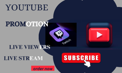 I Will Livestream Promotion | Live Streaming | YouTube Live Streaming