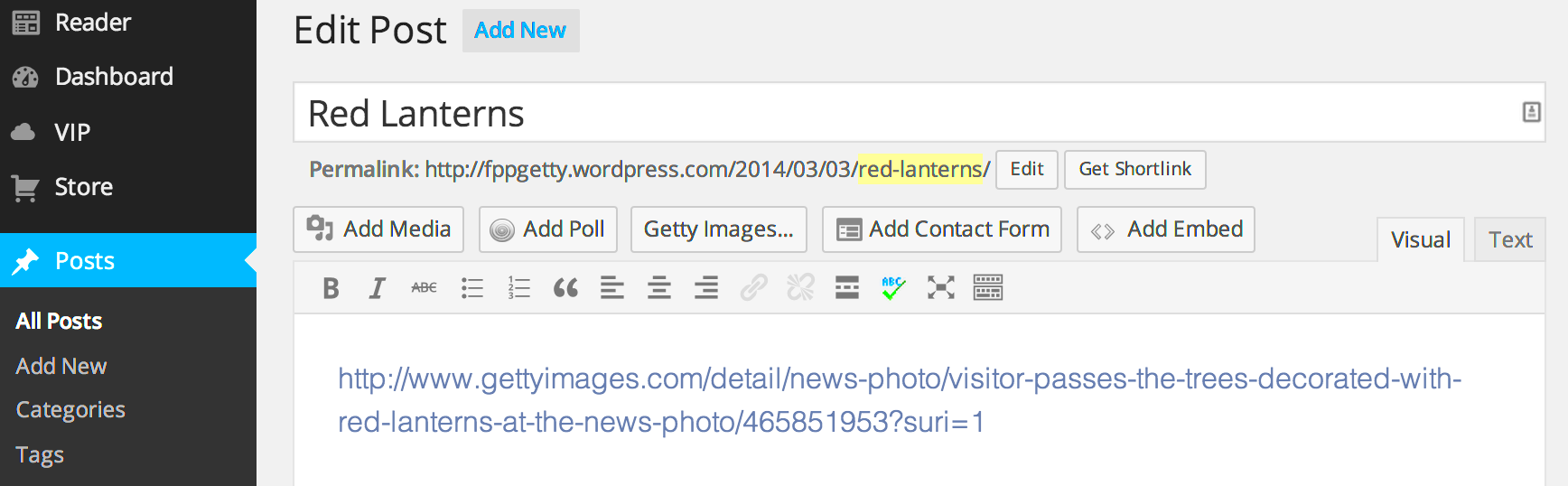 Announcing New Embed Support for Getty Images  The WordPresscom Blog