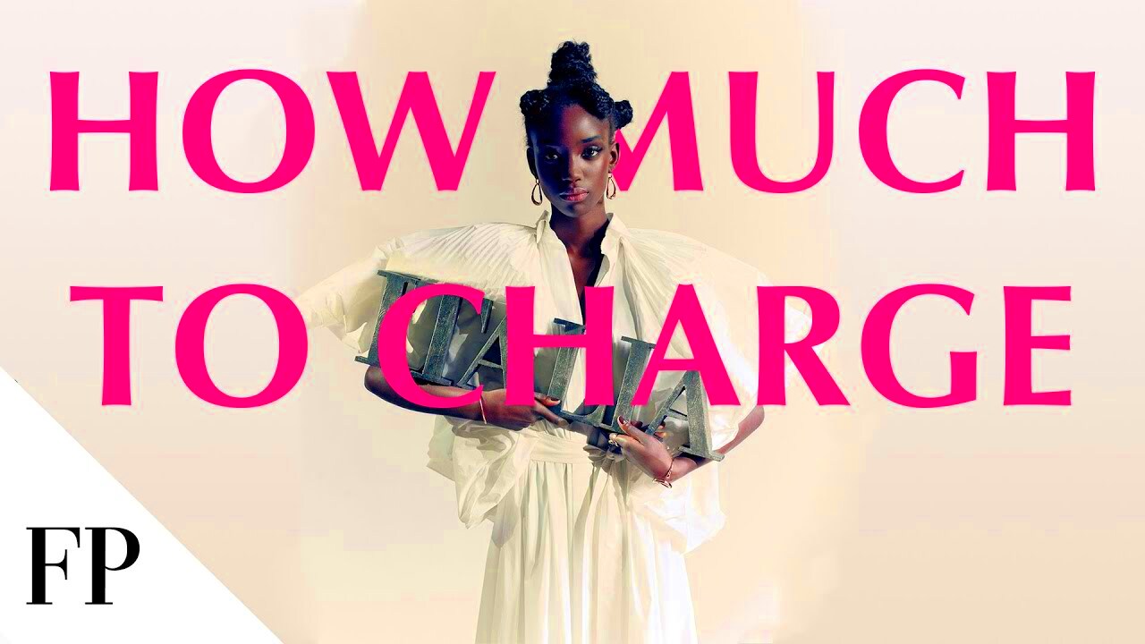 How much should you charge as a freelance MODEL  YouTube