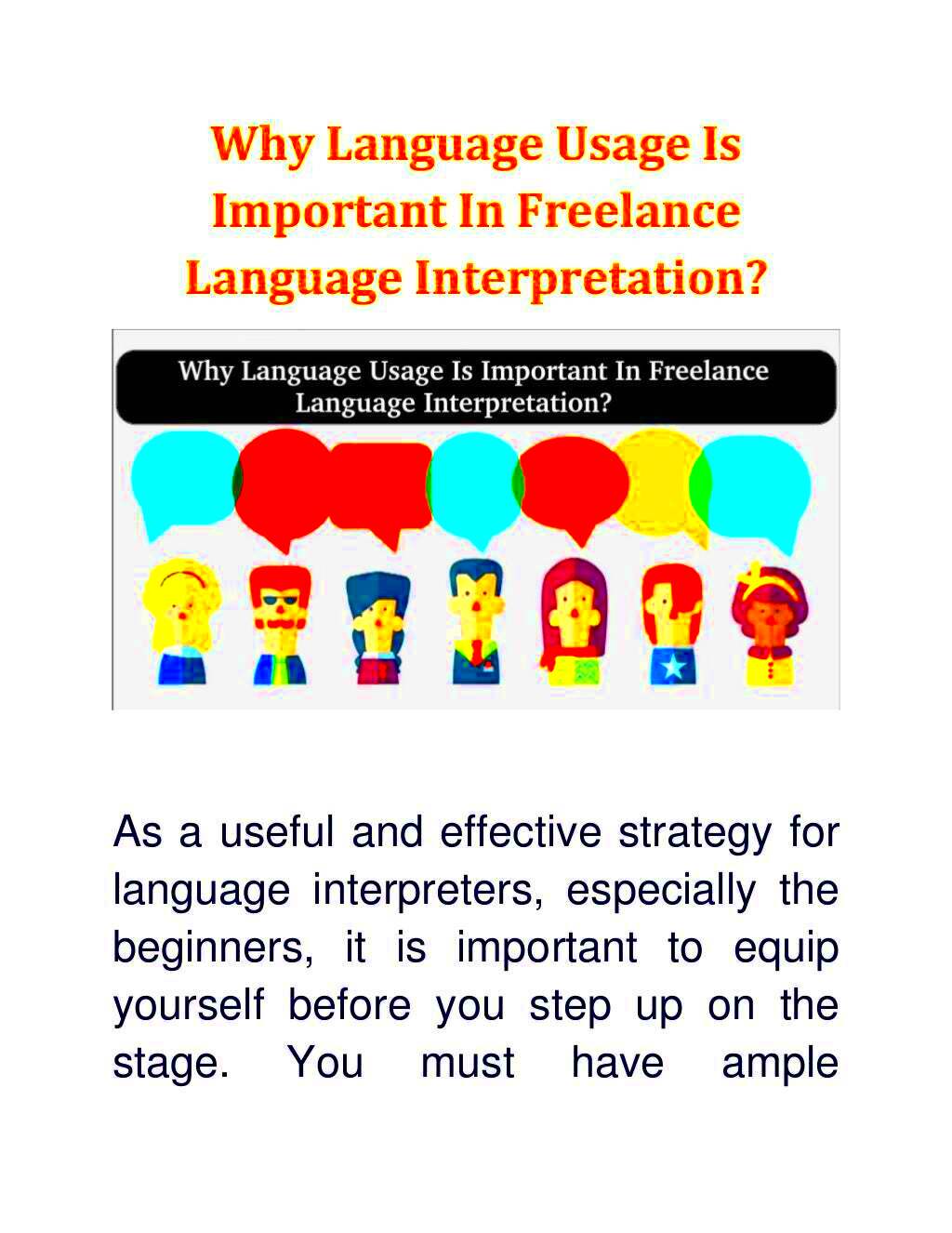 What Freelance Interpreters Typically Make  Fiverr promotion