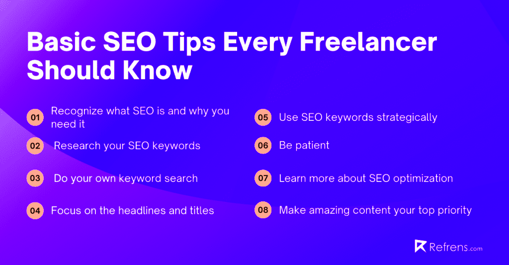 8 Basic SEO Tips Every Freelancer Should Know