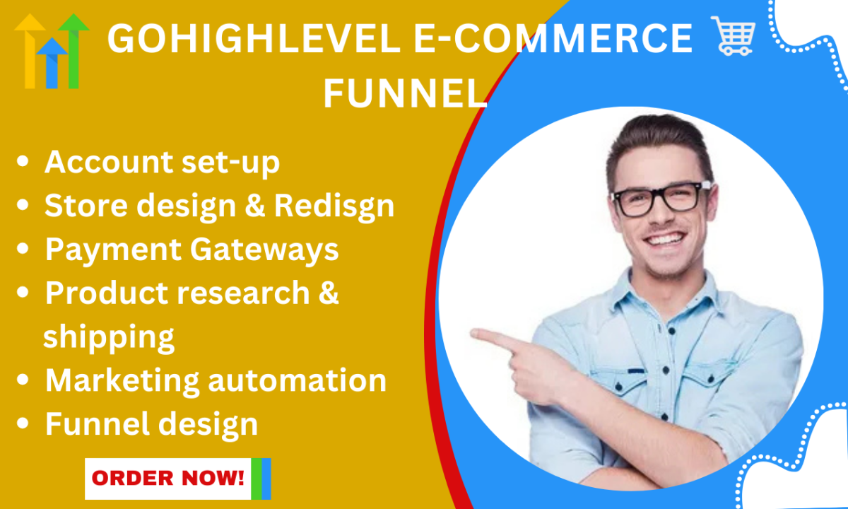 I Will Boost Your GHL Ecommerce, Sales Funnel, and Chatbots