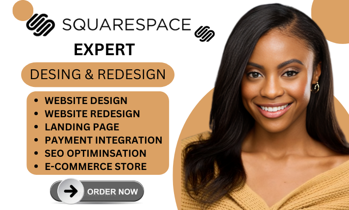 I Will Create or Redesign Your Squarespace Website