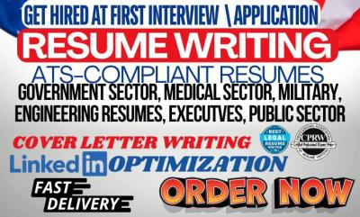 I Will Write a Federal Resume, USAJOBS Resume, ATS Resume, and Engineering Resume