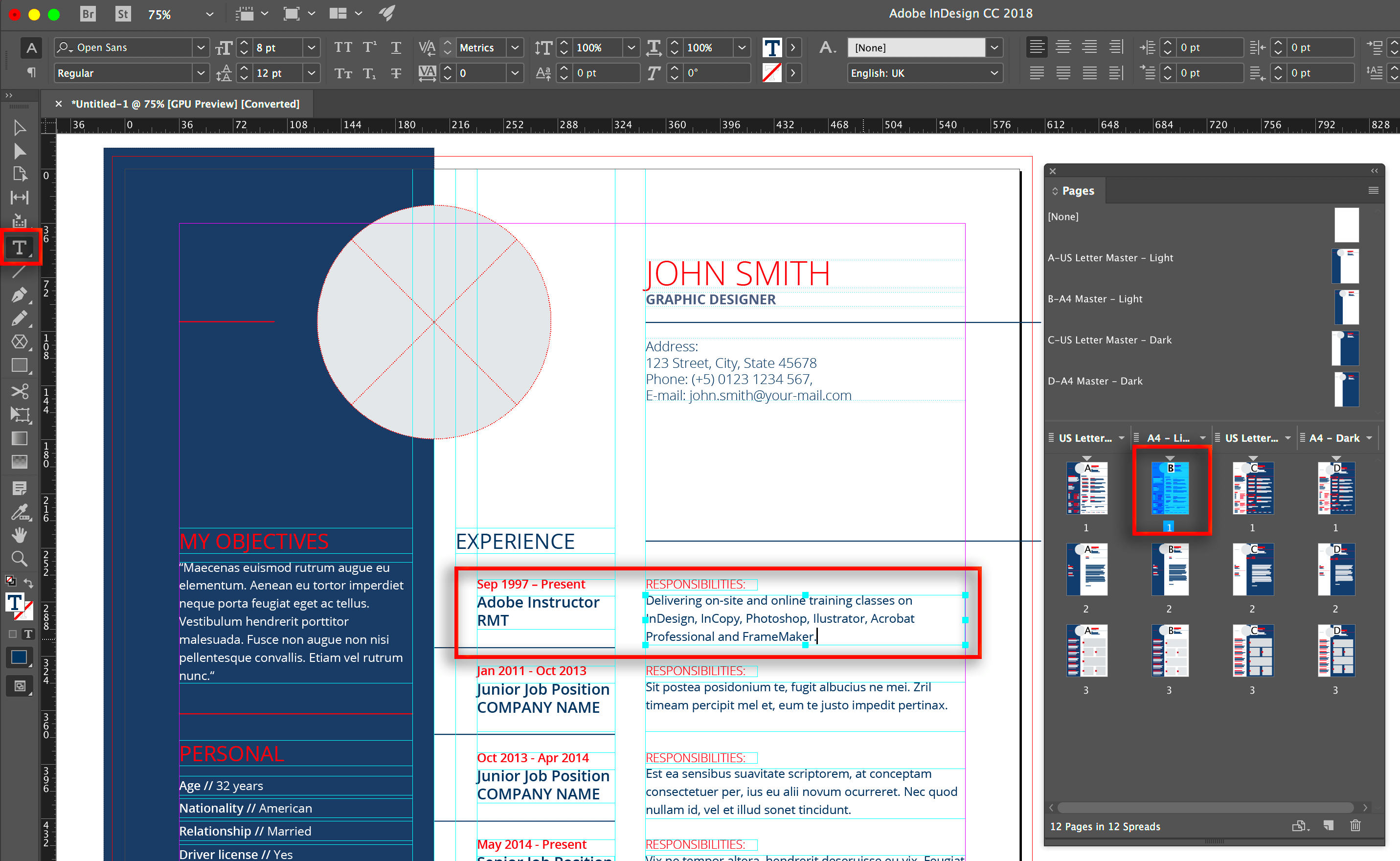 How To Use Indesign Templates