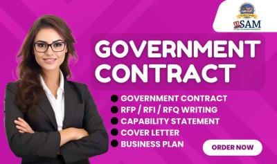 I Will Write Government Contract, RFP, RFI, Bid Proposal