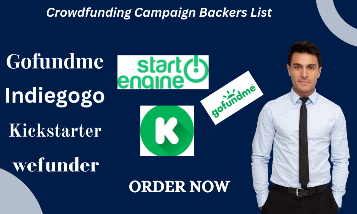 I Will Create a List of Active Backers for Your Kickstarter, Indiegogo, or GoFundMe Campaign