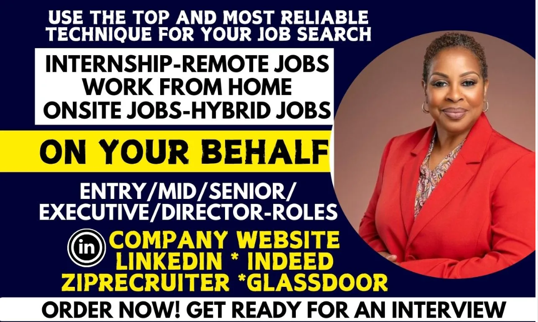 I will search for remote job, apply as head hunter using reverse recruit on your behalf