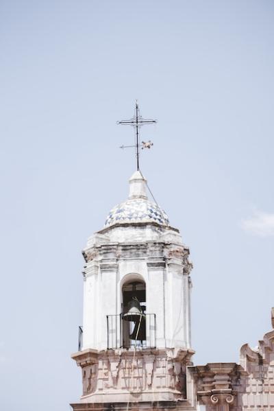 Church Bell Tower: Free to Download Stunning Vertical Shot